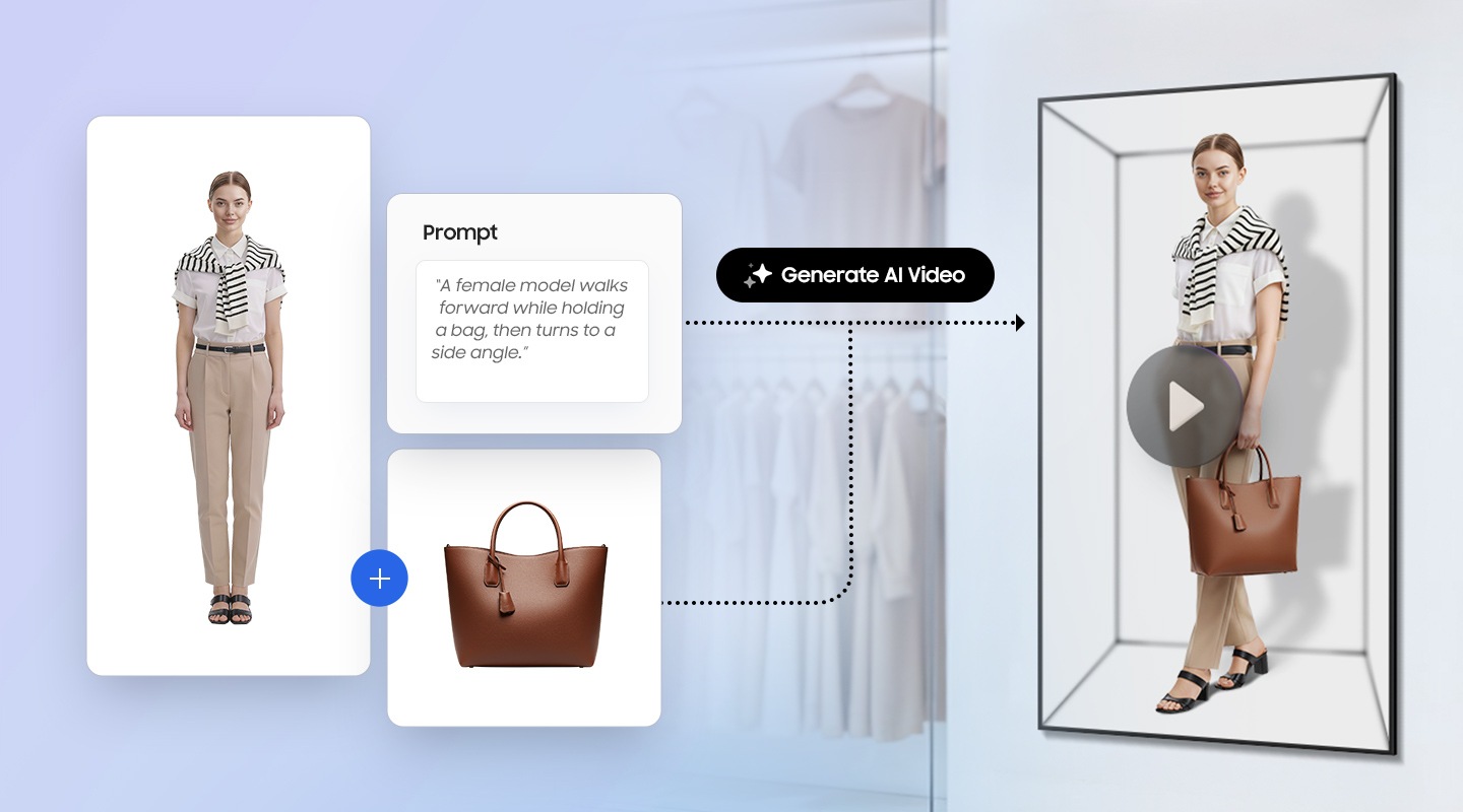 Samsung Spatial Signage AI-powered spatial video conversion